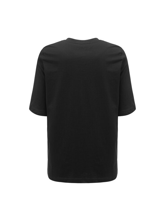 La Mania La Mania T-Shirt LUCY 2 Czarny Basic Fit