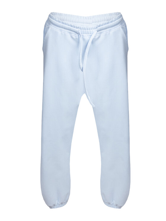 DKaren Sport DKaren Sport Spodnie materiałowe Wenezja Błękitny Classic Fit