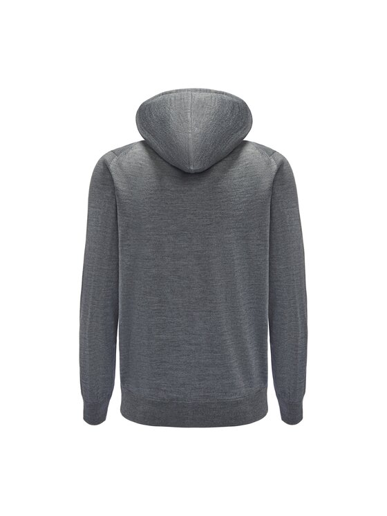 La Mania La Mania Bluza REGULAR FIT ZIP Szary Active Fit