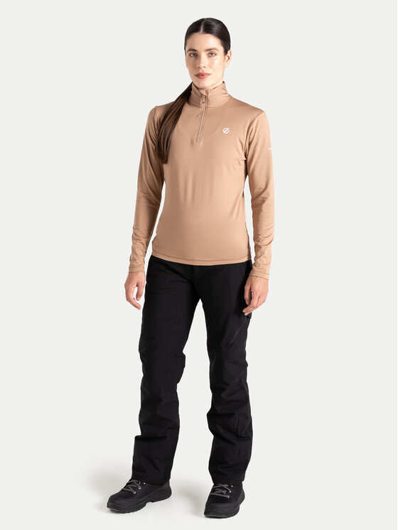 Dare2B Dare2B Tehnička majica dugih rukava Lowline II DWL452 Bež Slim Fit