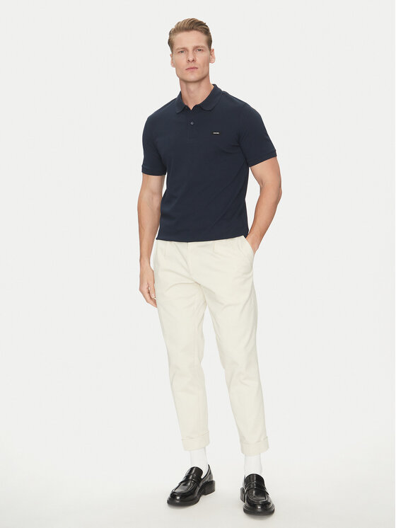 Calvin Klein Calvin Klein Pólóing K10K111196 Sötétkék Slim Fit
