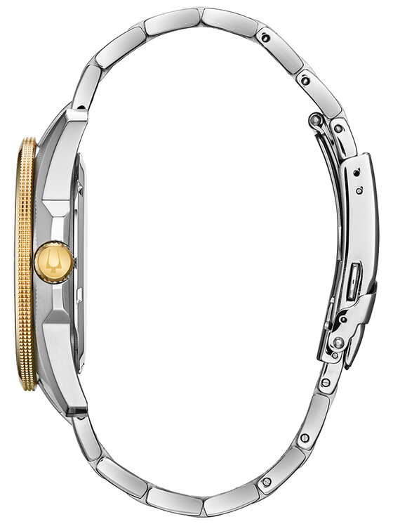 Bulova Bulova Zegarek 98B334 Srebrny