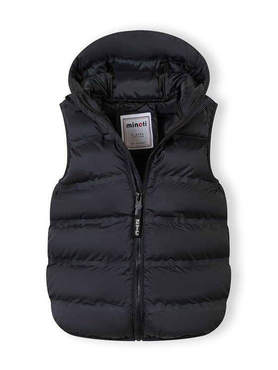 minoti minoti Kamizelka 29GILET253 Czarny Regular Fit