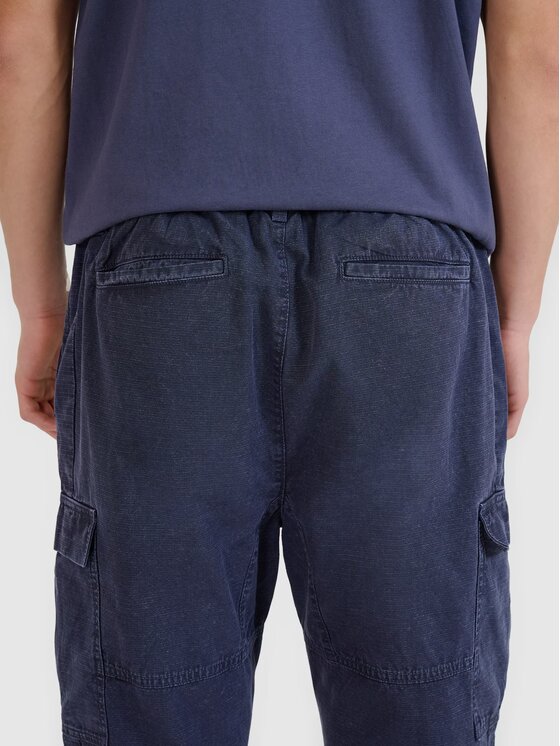 4F 4F Pantaloni di tessuto 4FRSS25TTROM1459-22S Nero Regular Fit