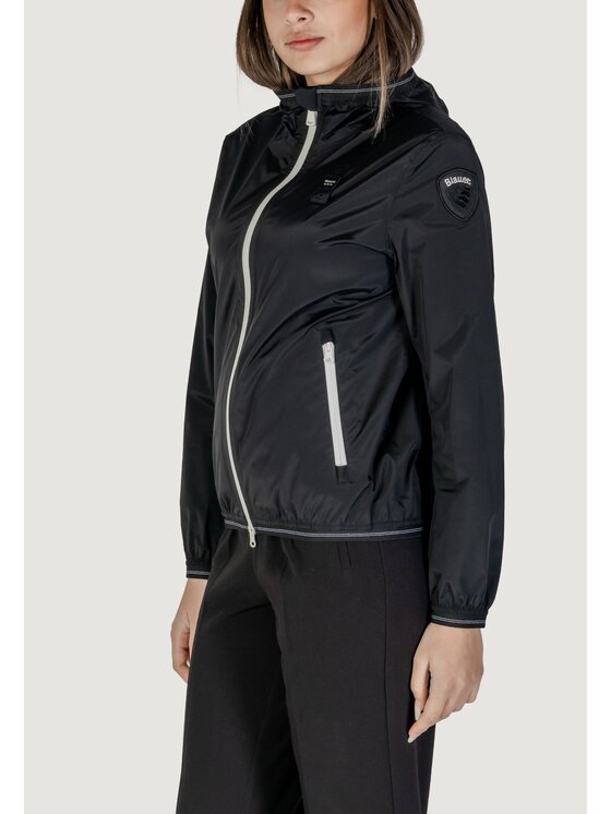 Blauer Blauer Giacca di pelle NAY Nero Slim Fit