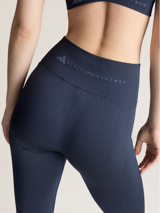adidas by Stella McCartney adidas by Stella McCartney Legginsy 163101 Niebieski jasny Fitted Fit