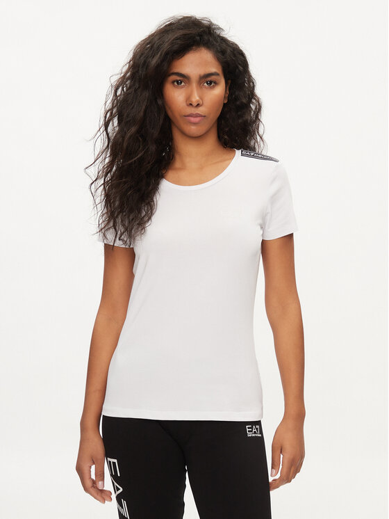 Női Póló EA7 Emporio Armani, Méret: XXL, Fehér, 3DTT44 TJ6SZ 1100