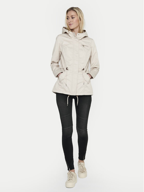 ONLY ONLY Parka Lorca 15216452 Beżowy Regular Fit