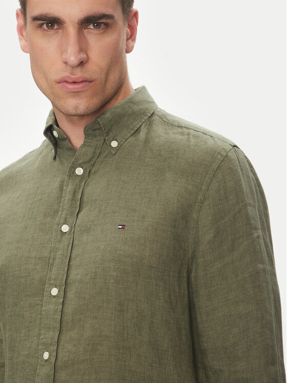 Tommy Hilfiger Tommy Hilfiger Ing MW0MW34602 Zöld Regular Fit