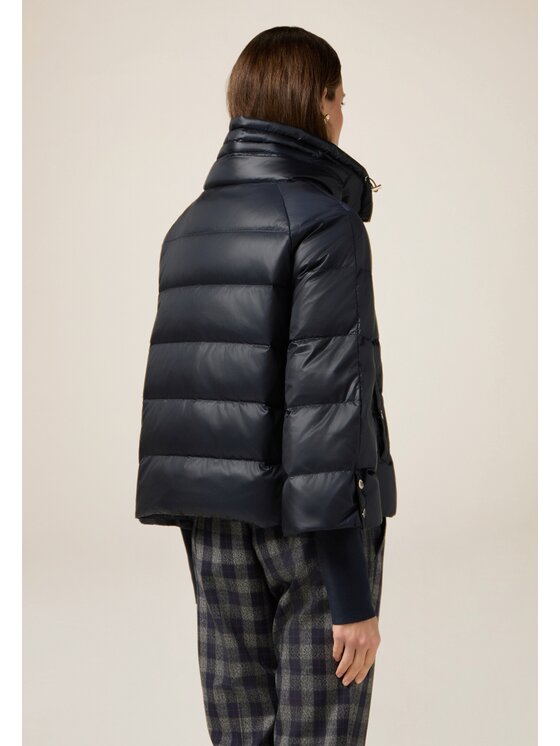 Oltre Oltre Giubbotto piumino F901J000216N034 Blu Baggy Fit