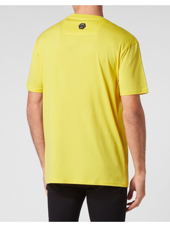PHILIPP PLEIN PHILIPP PLEIN T-shirt 1143 Giallo Regular Fit