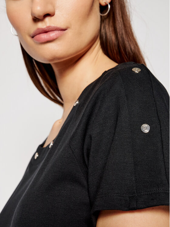 Liu Jo Sport Liu Jo Sport Kasdieninė suknelė TA1123 J6182 Juoda Regular Fit