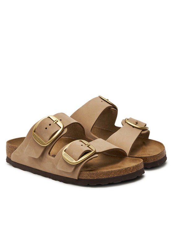 Birkenstock Birkenstock Παντόφλες Arizona Big Buckle 1024064 Μπεζ