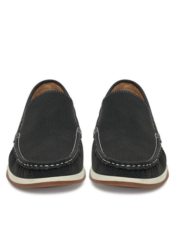 Lanetti Lanetti Mokasyny MSS20515-02 Czarny