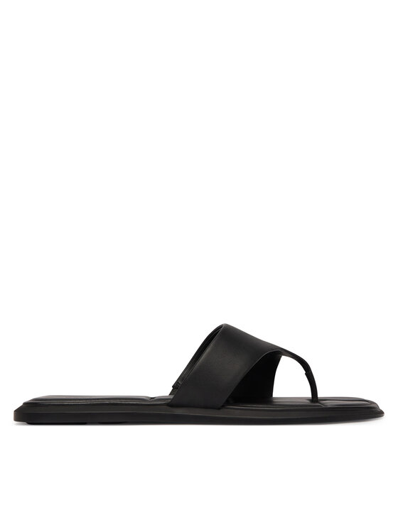 Calvin Klein Calvin Klein Japanke Leather Toe Post Sandals HW0HW02866 Crna