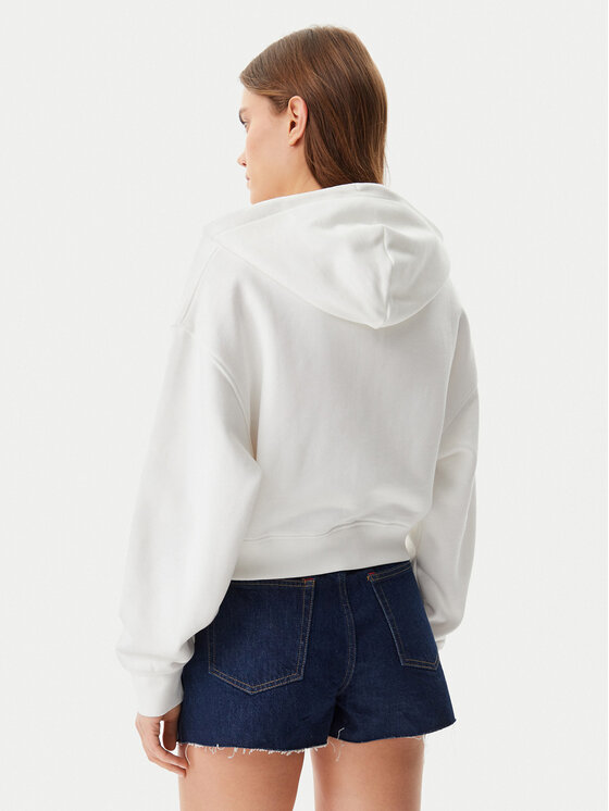 Tommy Jeans Tommy Jeans Bluza DW0DW21355 Biały Boxy Fit