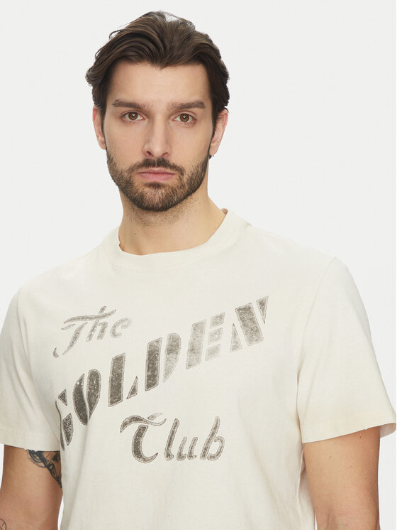 GOLDEN GOOSE GOLDEN GOOSE Póló GMP01220.P001642 Ekru Regular Fit