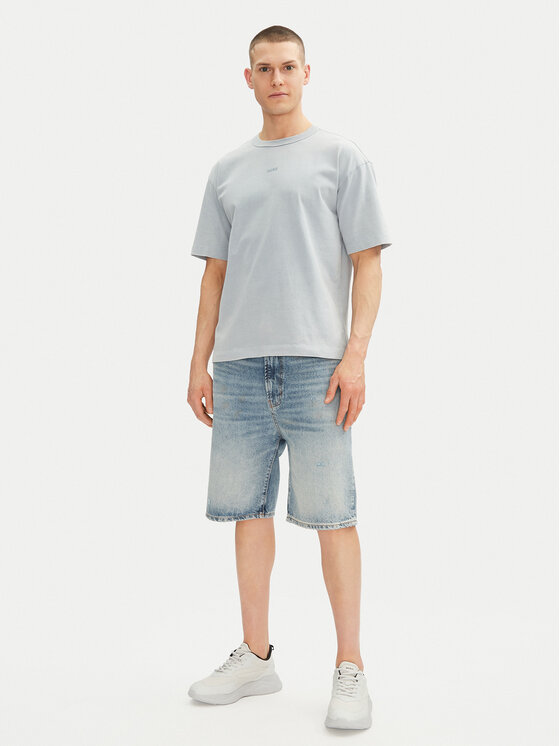 HUGO HUGO Marškinėliai Docku 50531739 Mėlyna Relaxed Fit