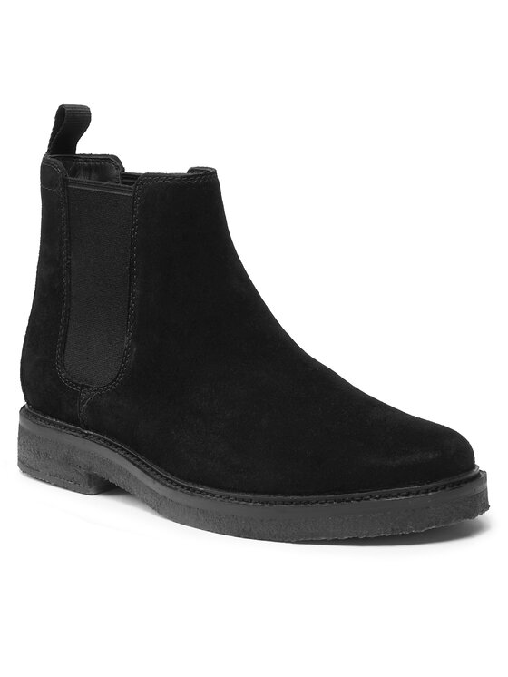 Clarks Clarks Kotníková obuv s elastickým prvkem Clarkdale Easy 261735337 Černá