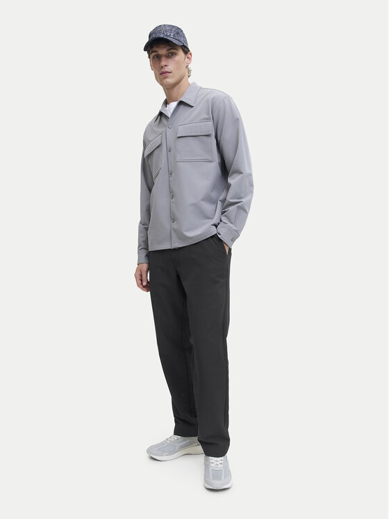 Jack & Jones Jack & Jones Bavlnené nohavice Kane 12286943 Čierna Relaxed Fit