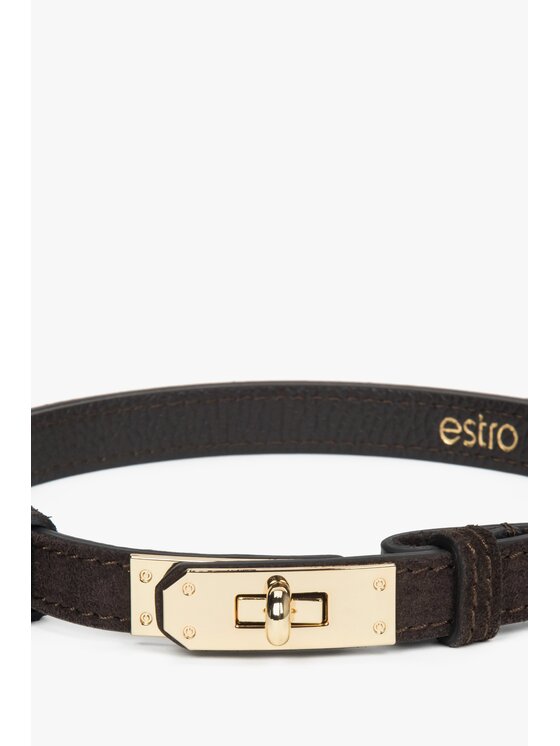 Estro Estro Ζώνη Γυναικεία ER00118659 Καφέ