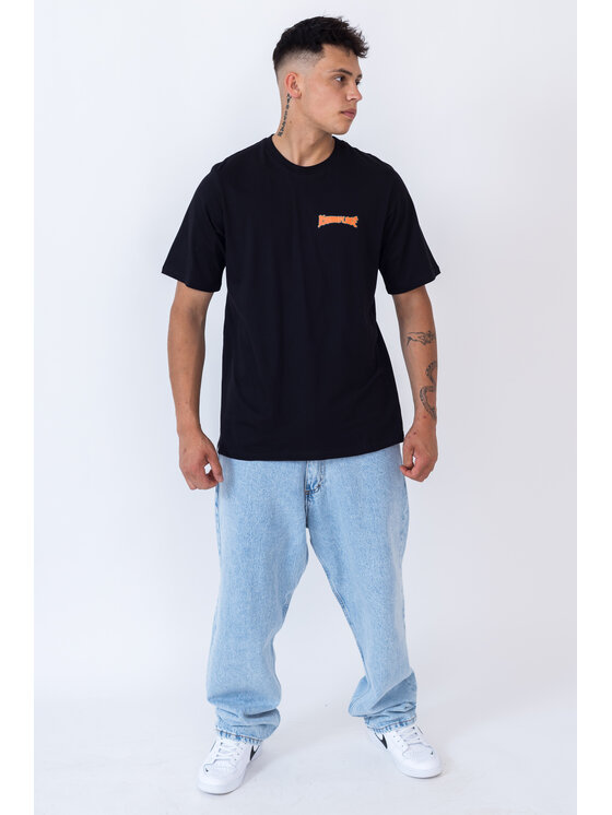 Kamuflage Kamuflage T-Shirt Wet Treasure Czarny Relaxed Fit