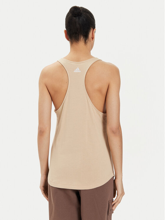 adidas adidas Top Essentials IS2087 Beżowy Regular Fit