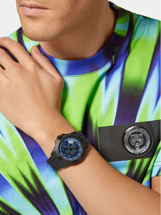 Plein Sport Plein Sport Uhr Touchdown Camo PSFBA0523 Schwarz