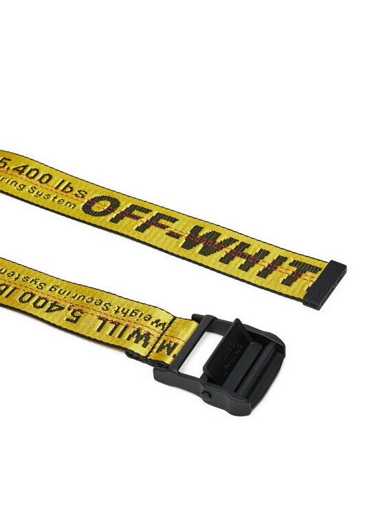 Off-White Off-White Чоловічий ремінь OMRB012R21FAB0011810 Жовтий