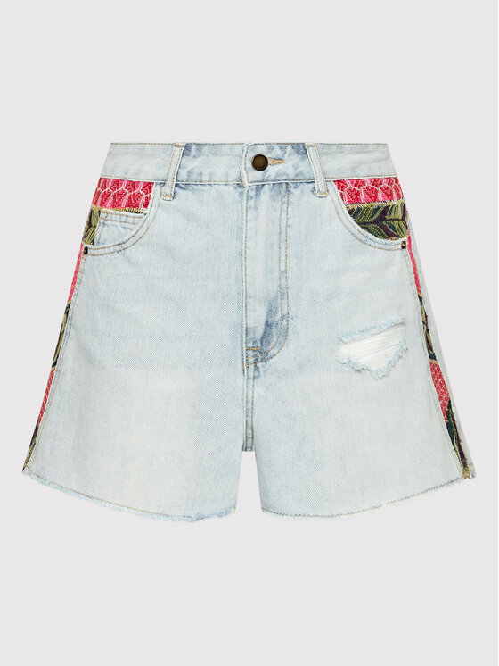 Desigual Desigual Дънкови шорти Cartagena 22SWDD14 Син Regular Fit