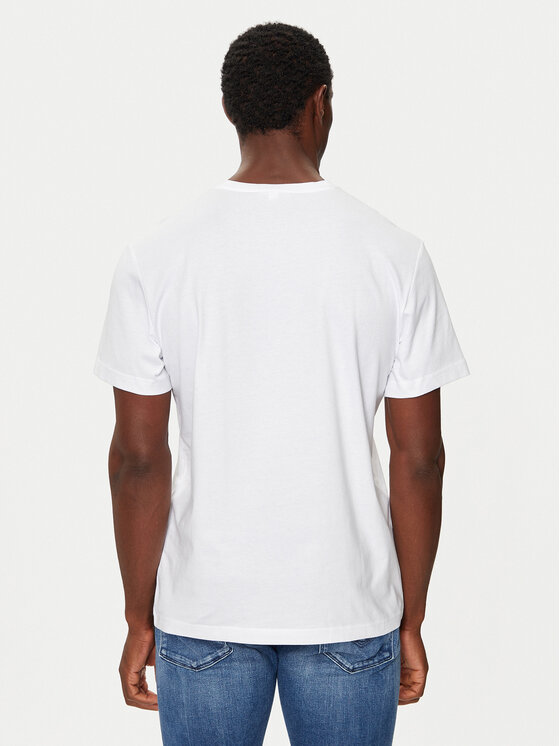 Lacoste Lacoste Majica TH5077 Bela Regular Fit