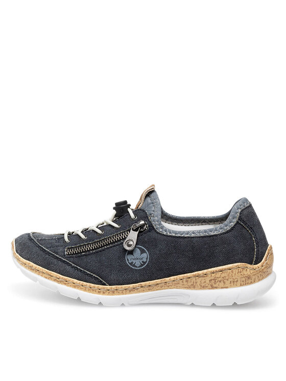 Rieker Rieker Sneakersy N4263-16 Granatowy