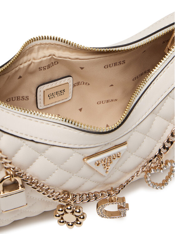 Guess Guess Táska Everlee HWEG86 79180 Ekru