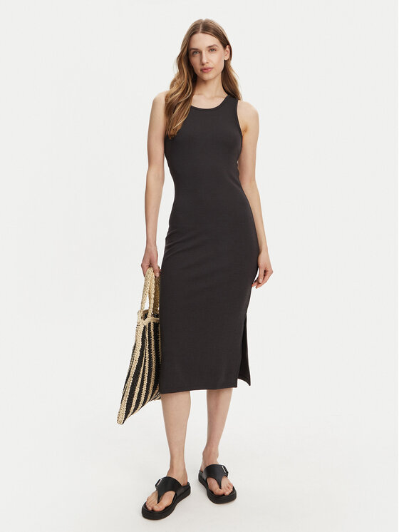 Roxy Roxy Φόρεμα καλοκαιρινό ERJKD03512 Γκρι Regular Fit
