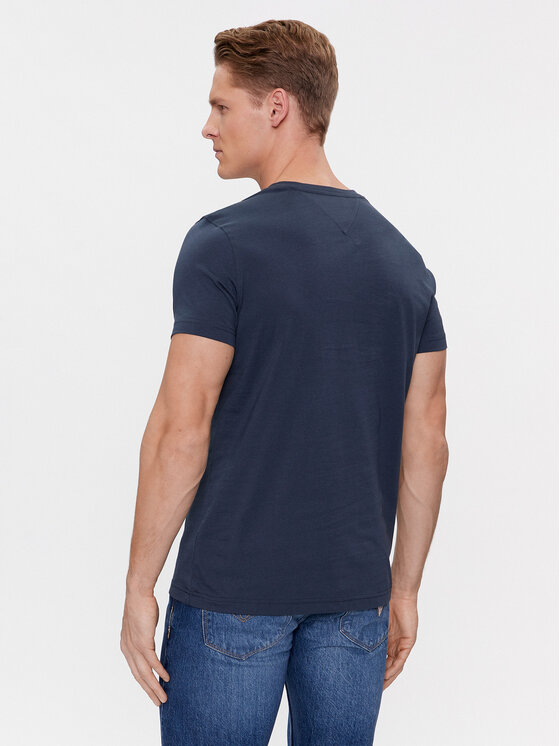 Tommy Jeans Tommy Jeans Tričko DM0DM04410 Tmavomodrá Regular Fit