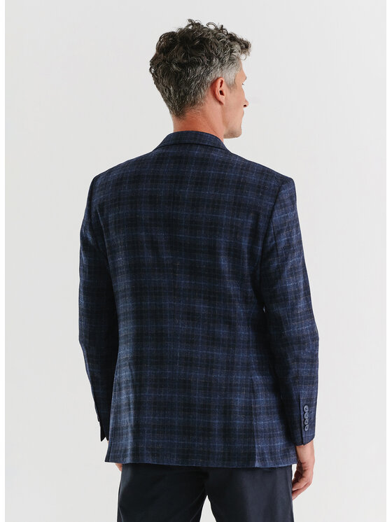 Pako Lorente Pako Lorente Marynarka P23WP-3X-007 Granatowy Slim Fit