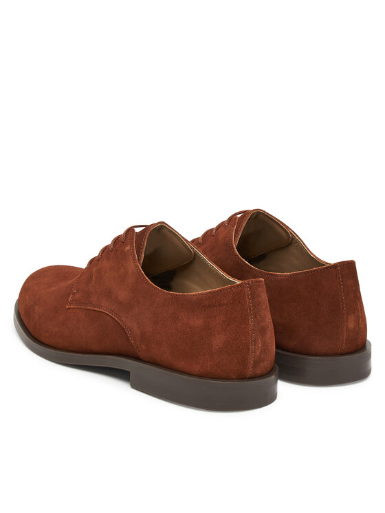 Calvin Klein Calvin Klein Nizki čevlji Ess Rubber Derby Su HM0HM01928 Rjava