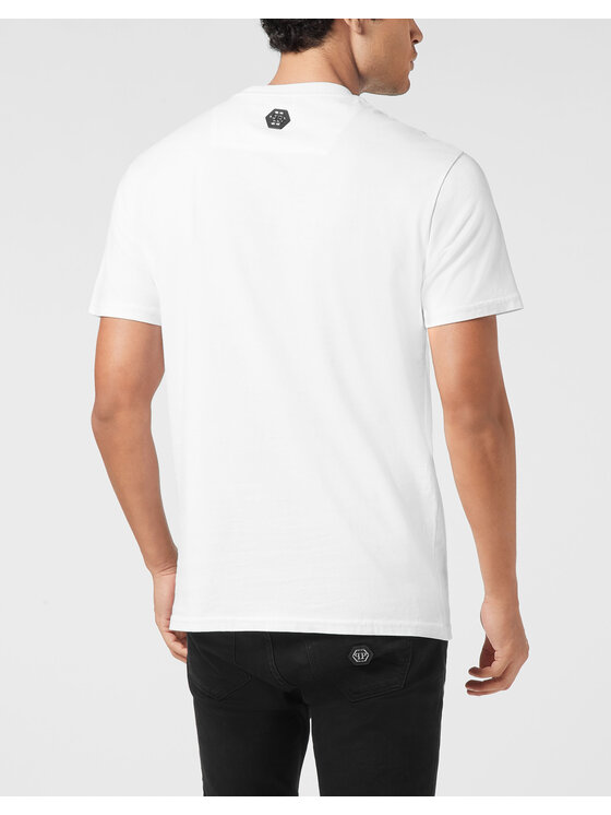 PHILIPP PLEIN PHILIPP PLEIN Tričko 26223 Biela Regular Fit