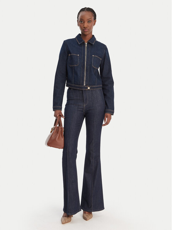 Guess Guess Farmer kabát W6RN76 D6881 Sötétkék Regular Fit