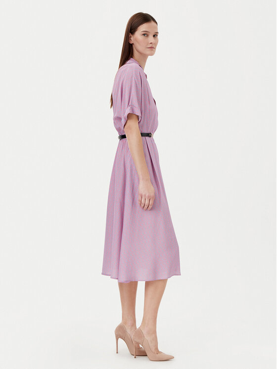 Fracomina Fracomina Hemdkleid FR25SD2012W413O9 Violett Regular Fit