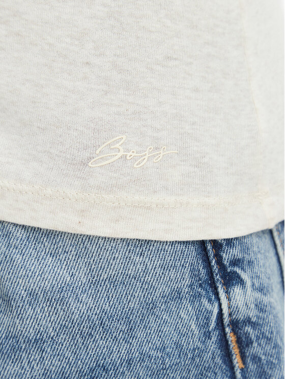 BOSS BOSS Блузка Edeline 50566005 Кремовий Regular Fit