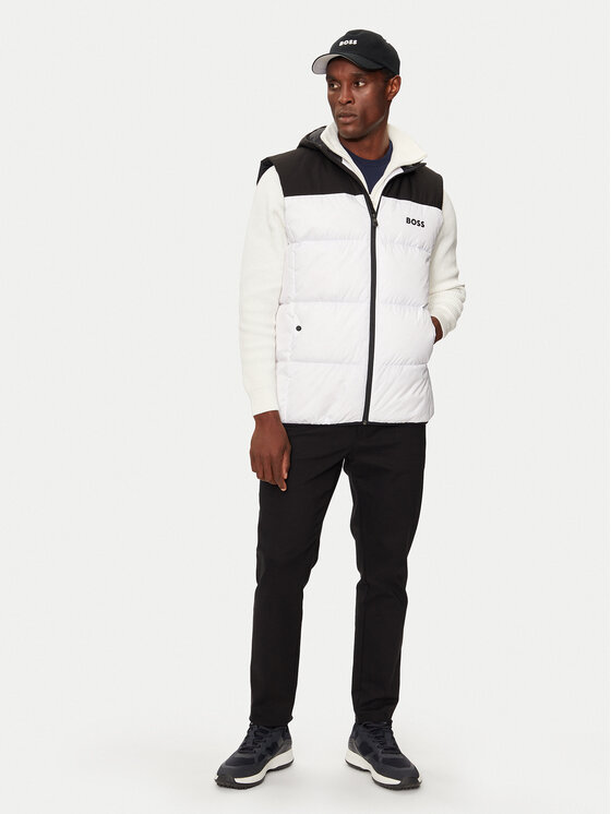 BOSS BOSS Sportski prsluk V_Hamar 2 50522646 Bijela Regular Fit