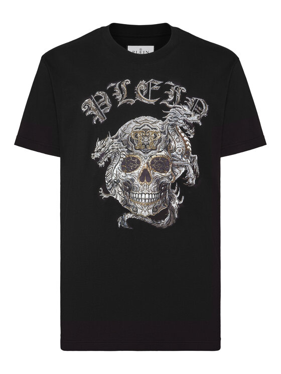 PHILIPP PLEIN PHILIPP PLEIN T-Shirt 14689 Czarny Regular Fit