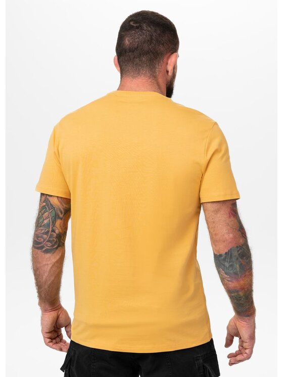 PITBULL PITBULL T-Shirt AUTOMATIC Żółty Regular Fit