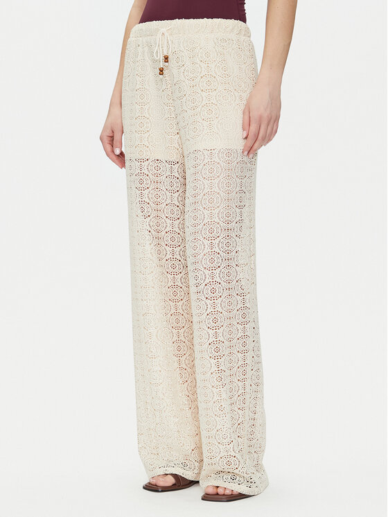 Vero Moda Vero Moda Szövet nadrág Maya 10325044 Bézs Wide Leg
