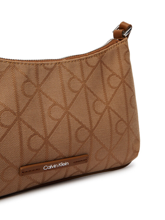 Calvin Klein Calvin Klein Дамска чанта Emblem Aop LV04F1164G Кафяв