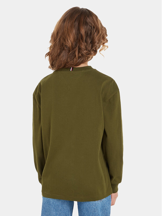 Tommy Hilfiger Tommy Hilfiger Блузка Essential KB0KB08576 Зелений Regular Fit