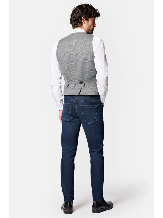 Lancerto Lancerto Kamizelka Duncan KA099222000003 Szary Slim Fit