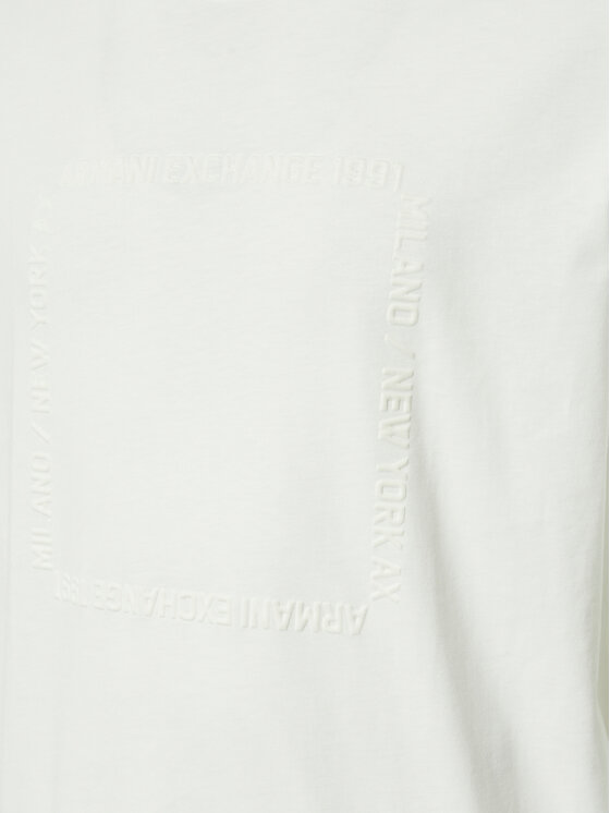 Armani Exchange Armani Exchange T-Shirt 6DZTLN ZJ9JZ 1116 Bílá Regular Fit