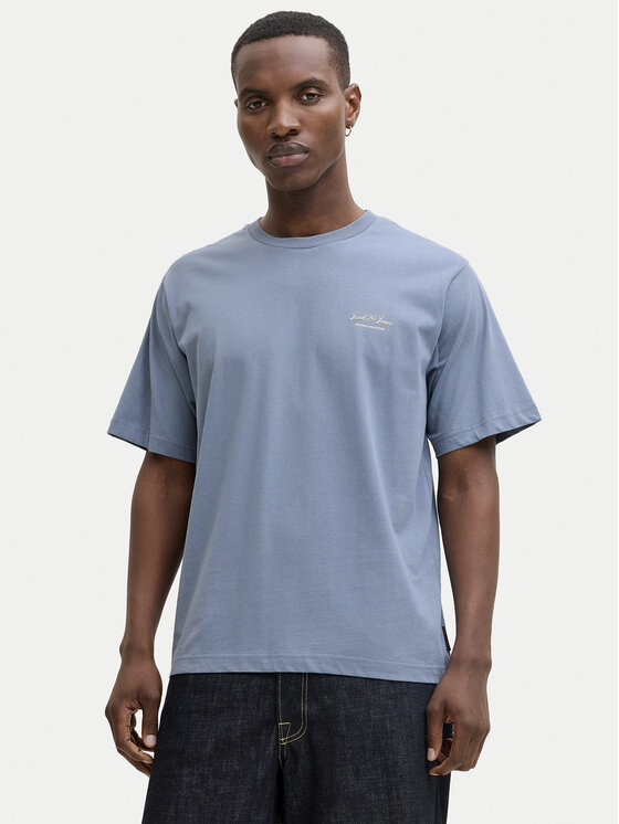 Jack & Jones Jack & Jones T-Shirt Earchive 12287990 Niebieski Regular Fit